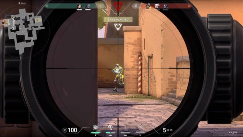 Vallorant sniper gameplay screenshot