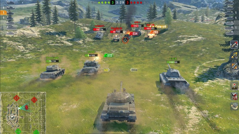 World of tanks blitz gameplay image