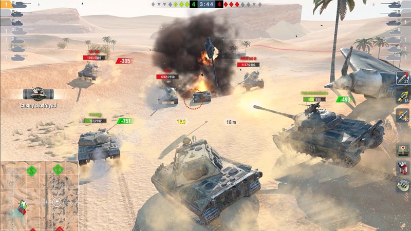 World of tanks blitz gameplay screenshot