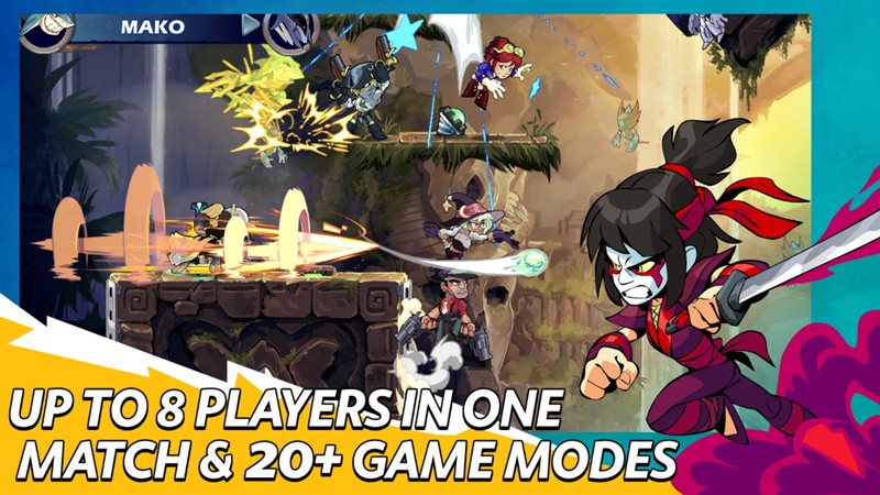 Brawlhalla mobile gameplay screenshot