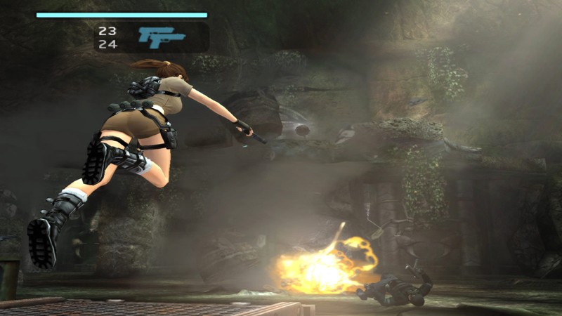 Tomb raider legend action gameplay screenshot