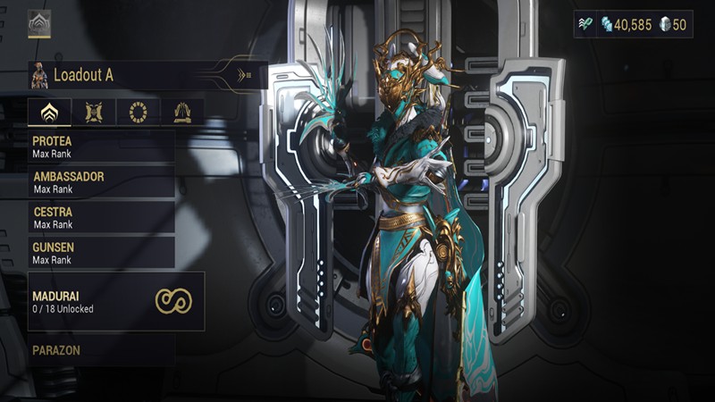 Warframe mobile game customization screenshot image