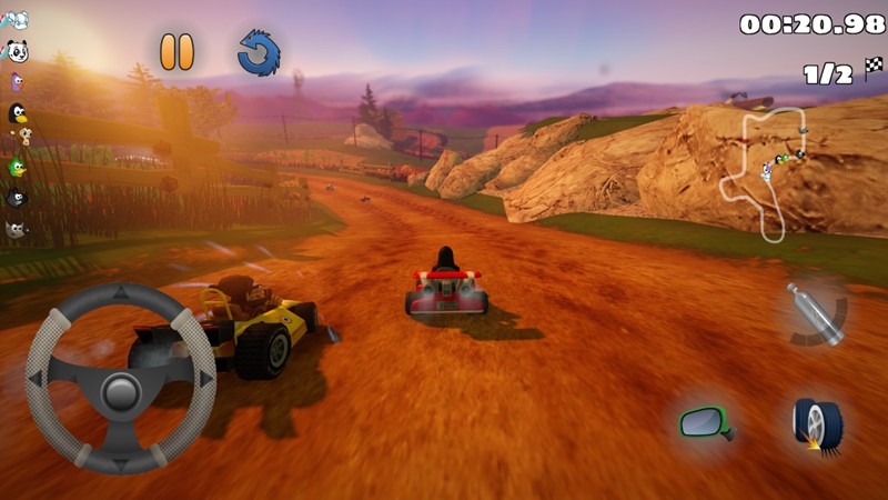 Supertux-Kart-mobile gameplay screenshot